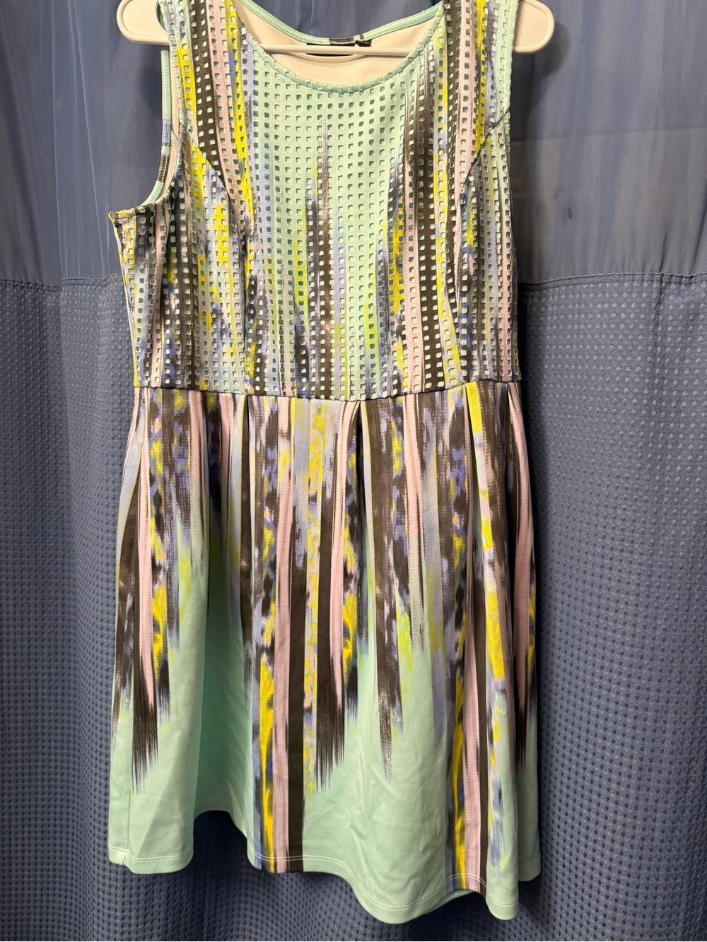 Apt. 9 Mint Multicolor Sleeveless A-Line Dress